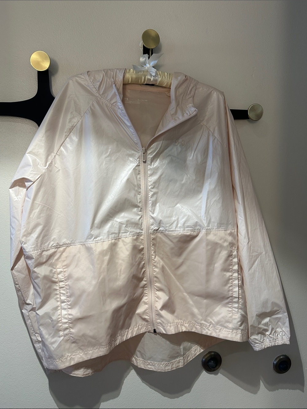 Under Armour Light Pink Women's Hooded Windbreaker